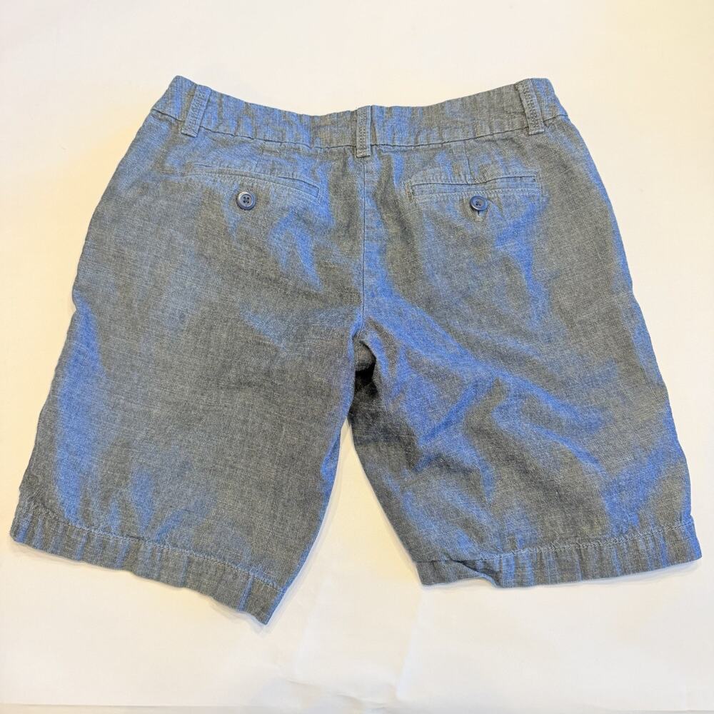 Ann Taylor LOFT Women’s Short Mid Rise Heather Blue Shorts Size 0 - Picture 5 of 5